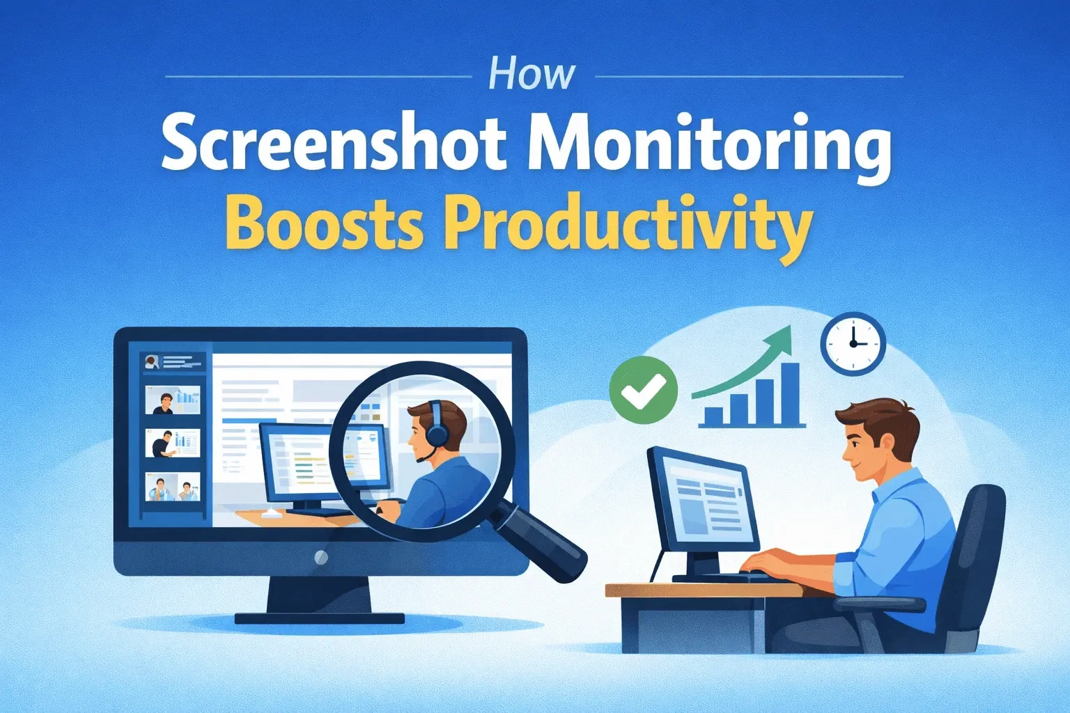 How Screenshot Monitoring Improves Team Productivity.
