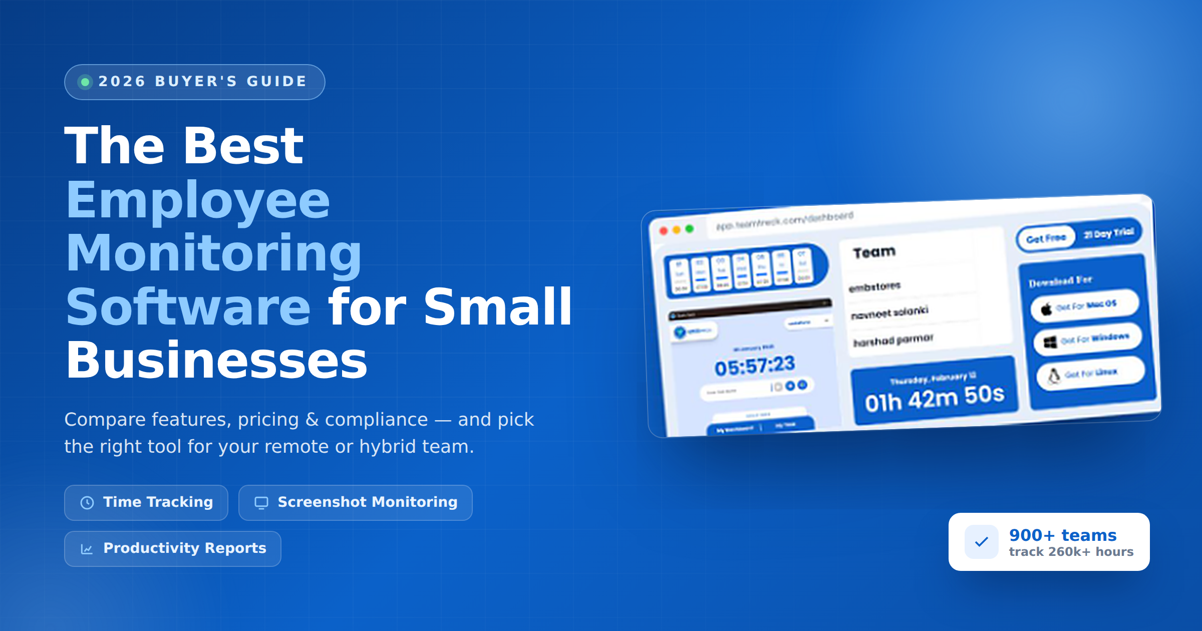 Best Employee Monitoring Software for Small Businesses (2026 Buyer's Guide)
